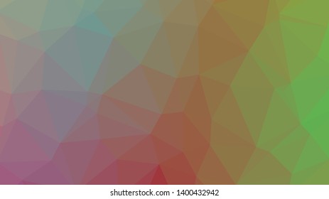 Vector, multicolor geometric background. Triangles, triangulation. Geometric mosaic, colored triangles, application in origami style. Abstract background for web.