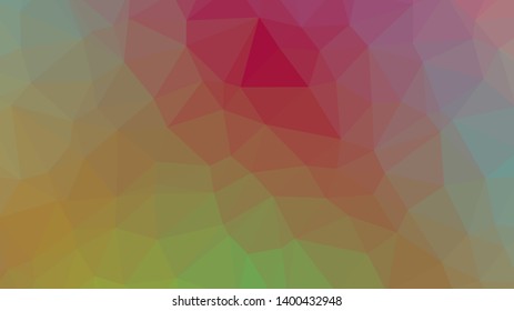 Vector, multicolor geometric background. Triangles, triangulation. Geometric mosaic, colored triangles, application in origami style. Abstract background for web.