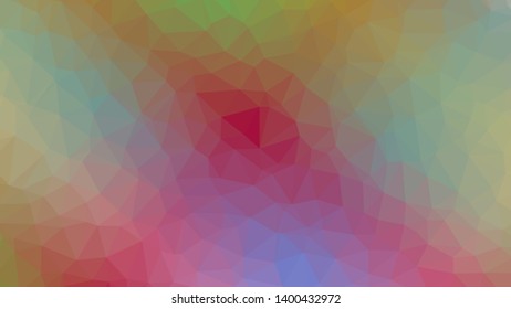 Vector, multicolor geometric background. Triangles, triangulation. Geometric mosaic, colored triangles, application in origami style. Abstract background for web.
