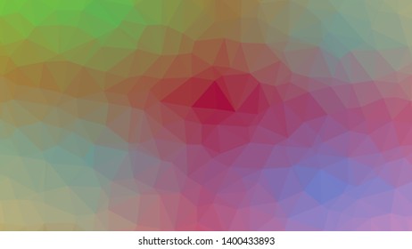 Vector, multicolor geometric background. Triangles, triangulation. Geometric mosaic, colored triangles, application in origami style. Abstract background for web.