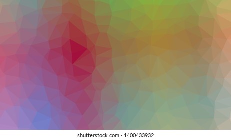 Vector, multicolor geometric background. Triangles, triangulation. Geometric mosaic, colored triangles, application in origami style. Abstract background for web.