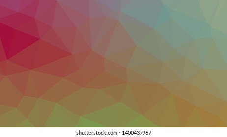 Vector, multicolor geometric background. Triangles, triangulation. Geometric mosaic, colored triangles, application in origami style. Abstract background for web.