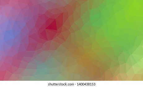 Vector, multicolor geometric background. Triangles, triangulation. Geometric mosaic, colored triangles, application in origami style. Abstract background for web.