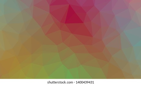 Vector, multicolor geometric background. Triangles, triangulation. Geometric mosaic, colored triangles, application in origami style. Abstract background for web.
