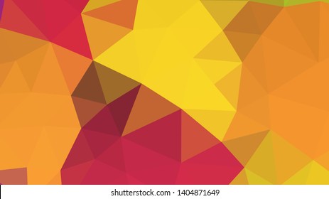 Vector, multicolor geometric background. Triangles, triangulation. Geometric mosaic, colored triangles, application in origami style. Abstract background for web.