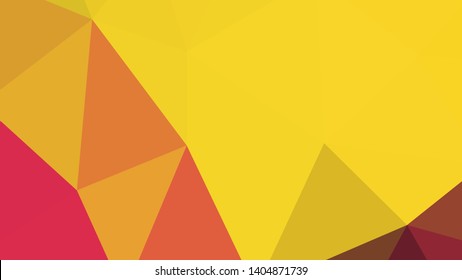Vector, multicolor geometric background. Triangles, triangulation. Geometric mosaic, colored triangles, application in origami style. Abstract background for web.