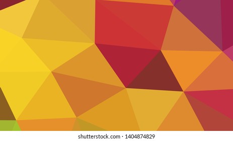 Vector, multicolor geometric background. Triangles, triangulation. Geometric mosaic, colored triangles, application in origami style. Abstract background for web.