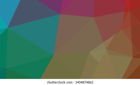 Vector, multicolor geometric background. Triangles, triangulation. Geometric mosaic, colored triangles, application in origami style. Abstract background for web.
