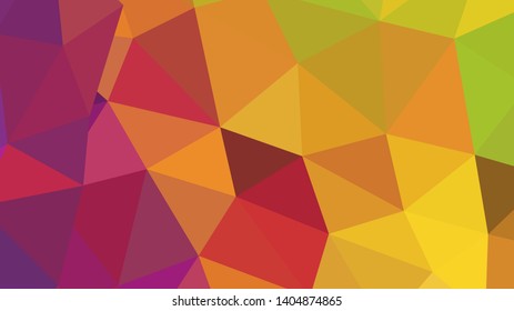 Vector, multicolor geometric background. Triangles, triangulation. Geometric mosaic, colored triangles, application in origami style. Abstract background for web.
