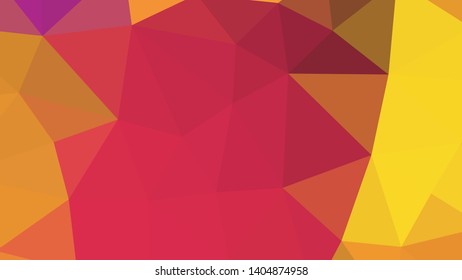 Vector, multicolor geometric background. Triangles, triangulation. Geometric mosaic, colored triangles, application in origami style. Abstract background for web.