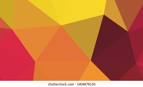 Vector, multicolor geometric background. Triangles, triangulation. Geometric mosaic, colored triangles, application in origami style. Abstract background for web.