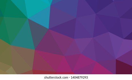 Vector, multicolor geometric background. Triangles, triangulation. Geometric mosaic, colored triangles, application in origami style. Abstract background for web.