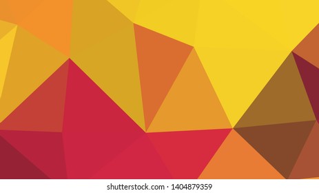 Vector, multicolor geometric background. Triangles, triangulation. Geometric mosaic, colored triangles, application in origami style. Abstract background for web.