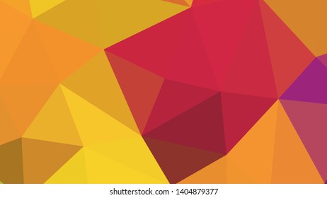 Vector, multicolor geometric background. Triangles, triangulation. Geometric mosaic, colored triangles, application in origami style. Abstract background for web.