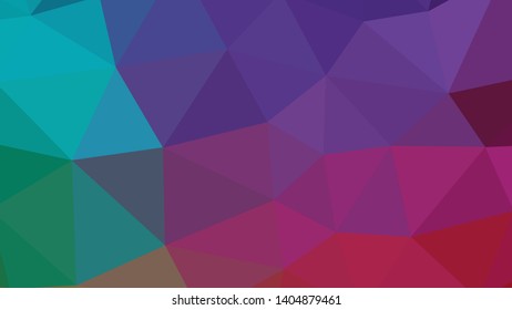 Vector, multicolor geometric background. Triangles, triangulation. Geometric mosaic, colored triangles, application in origami style. Abstract background for web.