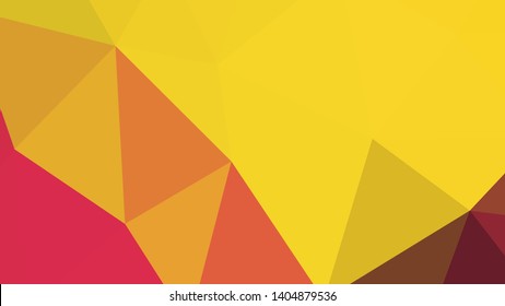 Vector, multicolor geometric background. Triangles, triangulation. Geometric mosaic, colored triangles, application in origami style. Abstract background for web.
