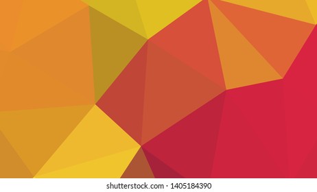 Vector, multicolor geometric background. Triangles, triangulation. Geometric mosaic, colored triangles, application in origami style. Abstract background for web.