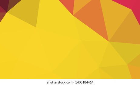 Vector, multicolor geometric background. Triangles, triangulation. Geometric mosaic, colored triangles, application in origami style. Abstract background for web.