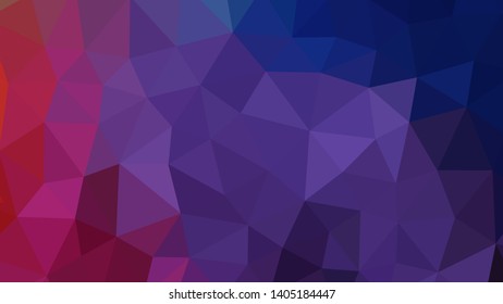 Vector, multicolor geometric background. Triangles, triangulation. Geometric mosaic, colored triangles, application in origami style. Abstract background for web.