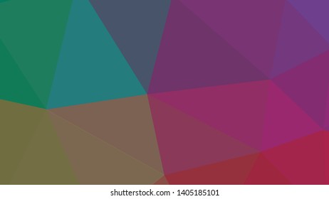 Vector, multicolor geometric background. Triangles, triangulation. Geometric mosaic, colored triangles, application in origami style. Abstract background for web.