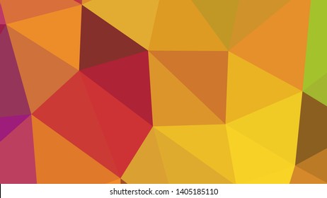 Vector, multicolor geometric background. Triangles, triangulation. Geometric mosaic, colored triangles, application in origami style. Abstract background for web.