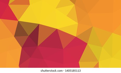 Vector, multicolor geometric background. Triangles, triangulation. Geometric mosaic, colored triangles, application in origami style. Abstract background for web.