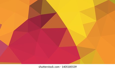 Vector, multicolor geometric background. Triangles, triangulation. Geometric mosaic, colored triangles, application in origami style. Abstract background for web.