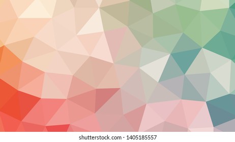 Vector, multicolor geometric background. Triangles, triangulation. Geometric mosaic, colored triangles, application in origami style. Abstract background for web.