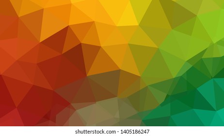 Vector, multicolor geometric background. Triangles, triangulation. Geometric mosaic, colored triangles, application in origami style. Abstract background for web.