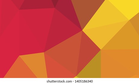 Vector, multicolor geometric background. Triangles, triangulation. Geometric mosaic, colored triangles, application in origami style. Abstract background for web.