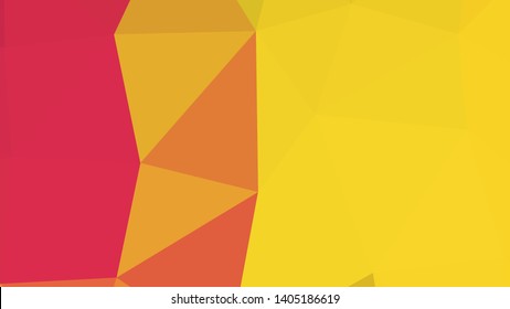 Vector, multicolor geometric background. Triangles, triangulation. Geometric mosaic, colored triangles, application in origami style. Abstract background for web.
