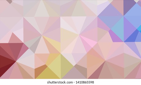 Vector, multicolor geometric background. Triangles, triangulation. Geometric mosaic, colored triangles, application in origami style. Abstract background for web.