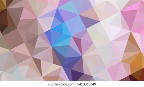 Vector, multicolor geometric background. Triangles, triangulation. Geometric mosaic, colored triangles, application in origami style. Abstract background for web.