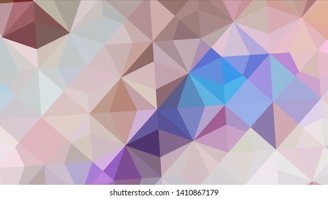 Vector, multicolor geometric background. Triangles, triangulation. Geometric mosaic, colored triangles, application in origami style. Abstract background for web.