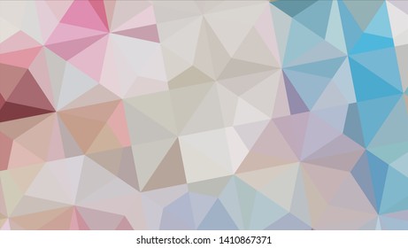 Vector, multicolor geometric background. Triangles, triangulation. Geometric mosaic, colored triangles, application in origami style. Abstract background for web.