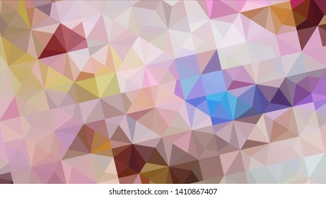 Vector, multicolor geometric background. Triangles, triangulation. Geometric mosaic, colored triangles, application in origami style. Abstract background for web.