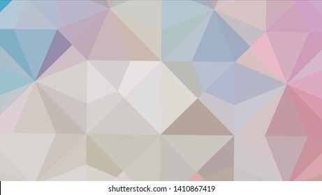 Vector, multicolor geometric background. Triangles, triangulation. Geometric mosaic, colored triangles, application in origami style. Abstract background for web.