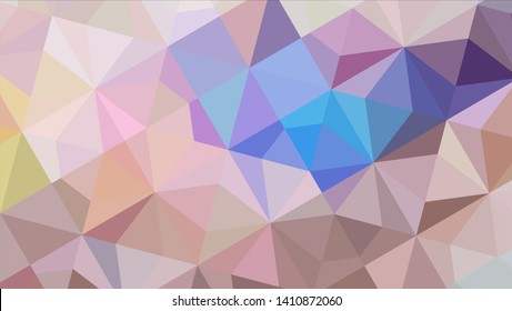 Vector, multicolor geometric background. Triangles, triangulation. Geometric mosaic, colored triangles, application in origami style. Abstract background for web.