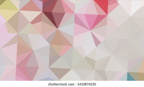 Vector, multicolor geometric background. Triangles, triangulation. Geometric mosaic, colored triangles, application in origami style. Abstract background for web.