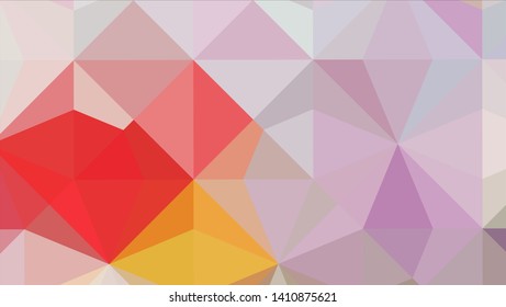 Vector, multicolor geometric background. Triangles, triangulation. Geometric mosaic, colored triangles, application in origami style. Abstract background for web.