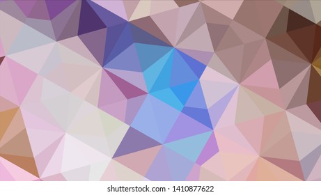 Vector, multicolor geometric background. Triangles, triangulation. Geometric mosaic, colored triangles, application in origami style. Abstract background for web.
