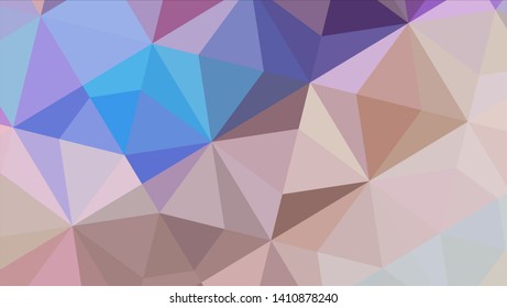 Vector, multicolor geometric background. Triangles, triangulation. Geometric mosaic, colored triangles, application in origami style. Abstract background for web.