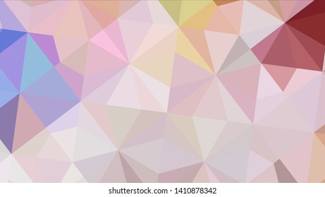 Vector, multicolor geometric background. Triangles, triangulation. Geometric mosaic, colored triangles, application in origami style. Abstract background for web.