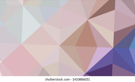 Vector, multicolor geometric background. Triangles, triangulation. Geometric mosaic, colored triangles, application in origami style. Abstract background for web.