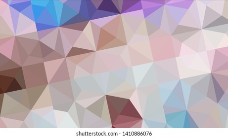 Vector, multicolor geometric background. Triangles, triangulation. Geometric mosaic, colored triangles, application in origami style. Abstract background for web.
