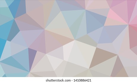 Vector, multicolor geometric background. Triangles, triangulation. Geometric mosaic, colored triangles, application in origami style. Abstract background for web.
