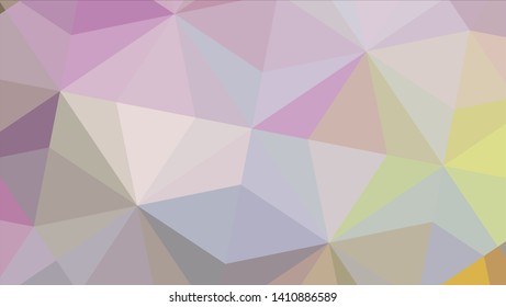 Vector, multicolor geometric background. Triangles, triangulation. Geometric mosaic, colored triangles, application in origami style. Abstract background for web.