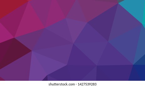 Vector, multicolor geometric background. Triangles, triangulation. Geometric mosaic, colored triangles, application in origami style. Abstract background for web.