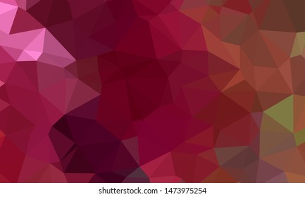 Vector, multicolor geometric background. Triangles, triangulation. Geometric mosaic, colored triangles, application in origami style. Abstract background for web.