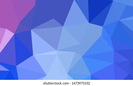Vector, multicolor geometric background. Triangles, triangulation. Geometric mosaic, colored triangles, application in origami style. Abstract background for web.